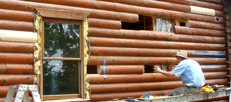 Log Home Repair Barrow County, Georgia