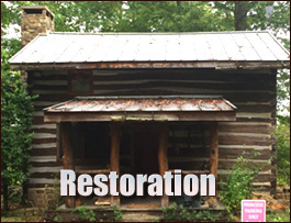 Historic Log Cabin Restoration  Barrow County, Georgia